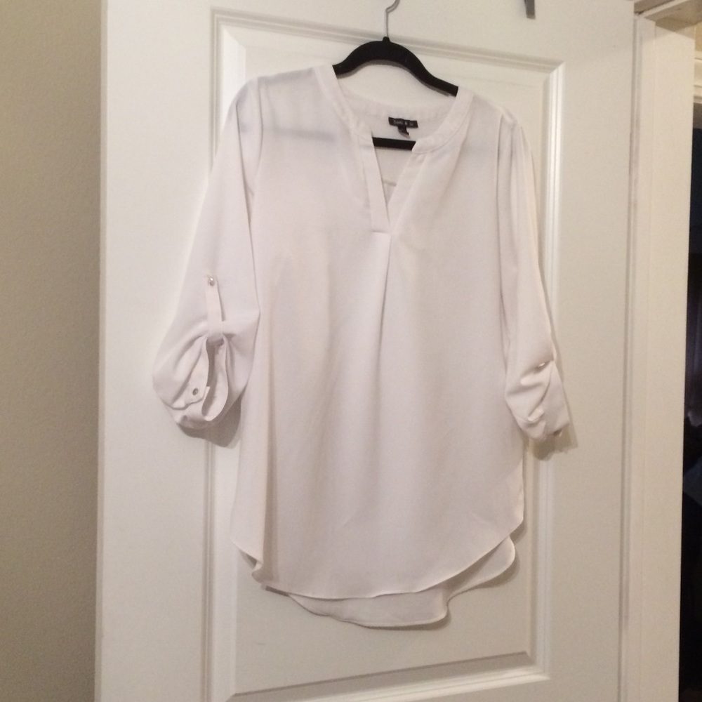 *5 for $20* Sami & Jo Off-White Blouse - Size S